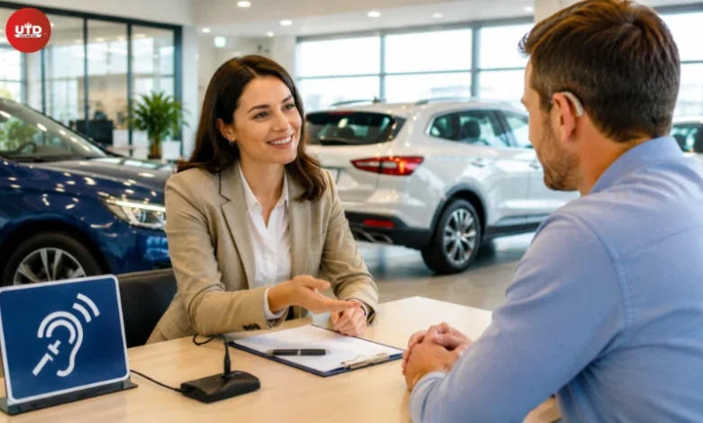 car dealership with hearing loop