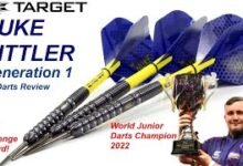 what weight darts does luke littler use