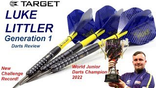 what weight darts does luke littler use